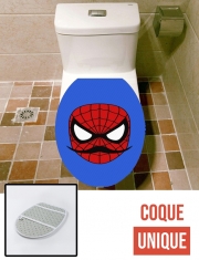 Housse de toilette - Décoration abattant wc Spider Moustache