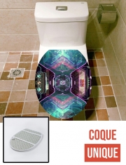 Housse de toilette - Décoration abattant wc Spiral Tech Screen