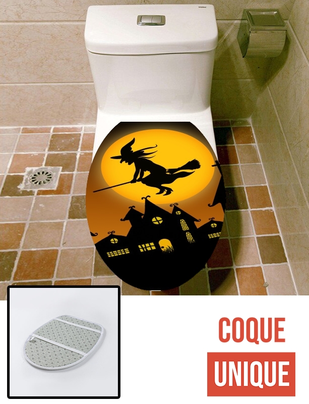 Housse de toilette - Décoration abattant wc Spooky Halloween 2