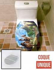 Housse de toilette - Décoration abattant wc Star Stable jeu de chevaux en ligne
