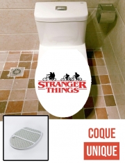 Housse de toilette - Décoration abattant wc Stranger Things by bike