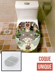 Housse de toilette - Décoration abattant wc studio ghibli