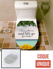 Housse de toilette - Décoration abattant wc Sunflower