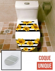 Housse de toilette - Décoration abattant wc Sunflower Name