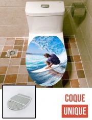 Housse de toilette - Décoration abattant wc Surf Paradise