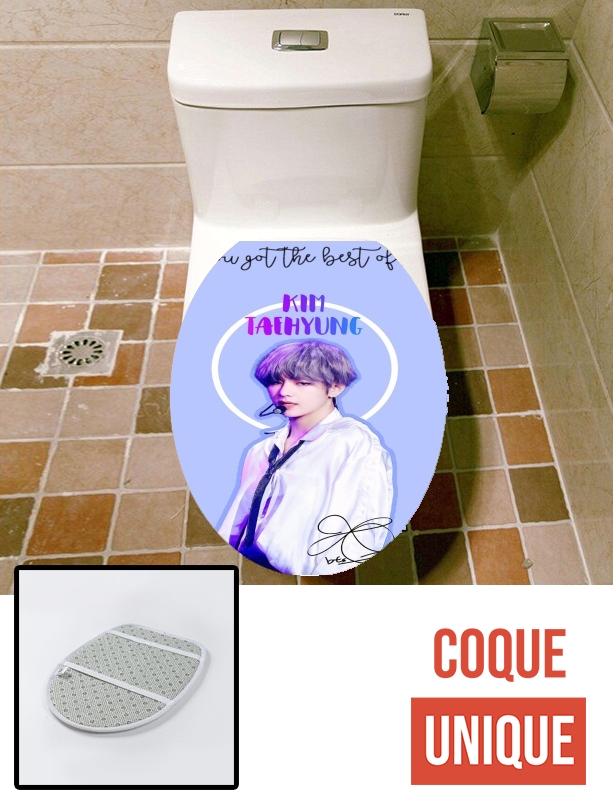 Housse de toilette - Décoration abattant wc taehyung bts
