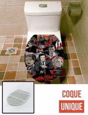 Housse de toilette - Décoration abattant wc Tarantino Collage