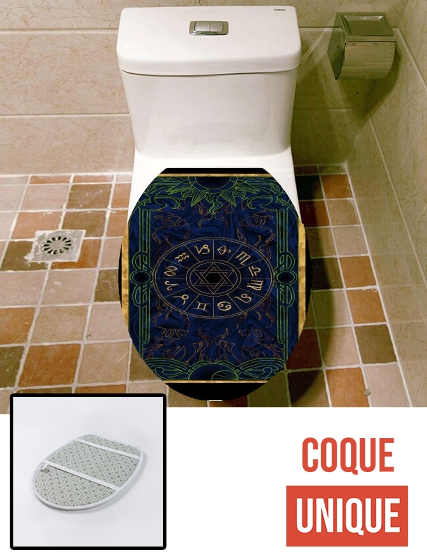 Housse de toilette - Décoration abattant wc Tarot Card