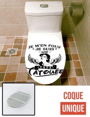 Housse de toilette - Décoration abattant wc Tata tatouée