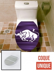 Housse de toilette - Décoration abattant wc Taureau - Signe du zodiaque