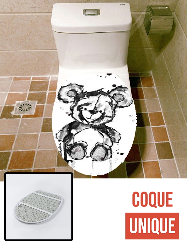 Housse de toilette - Décoration abattant wc Teddy Bear