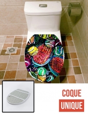 Housse de toilette - Décoration abattant wc Tennis