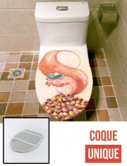 Housse de toilette - Décoration abattant wc The Bandit Squirrel