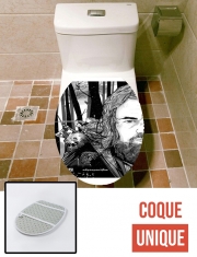 Housse de toilette - Décoration abattant wc The Bear and the Hunter Revenant
