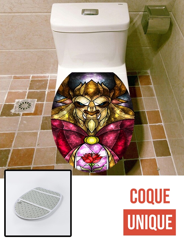 Housse de toilette - Décoration abattant wc The Beast