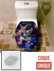 Housse de toilette - Décoration abattant wc the best is yet to come my love