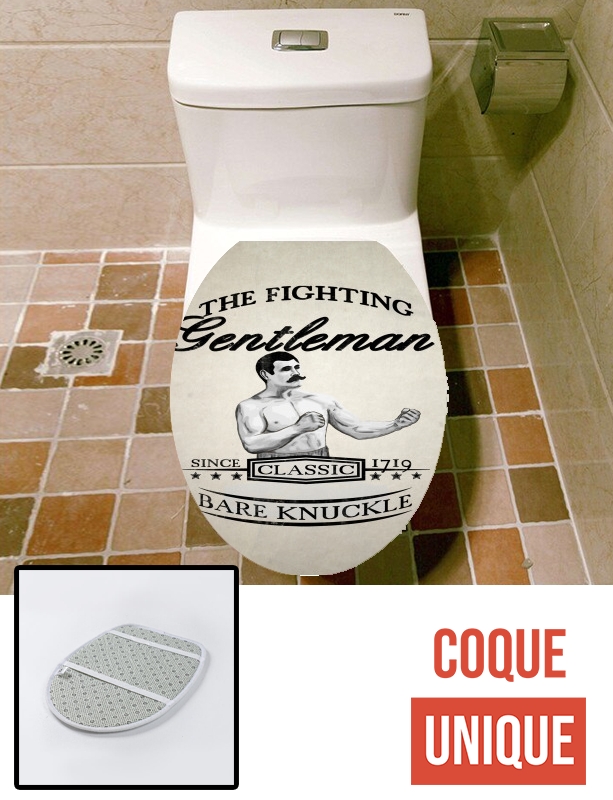 Housse de toilette - Décoration abattant wc The Fighting Gentleman
