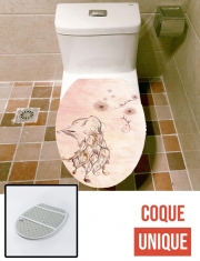 Housse de toilette - Décoration abattant wc The little Kitty 