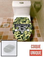 Housse de toilette - Décoration abattant wc thrasher