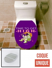 Housse de toilette - Décoration abattant wc Time to get high WEED