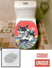 Housse de toilette - Décoration abattant wc Time Traveler