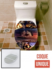 Housse de toilette - Décoration abattant wc Titanic Fanart Collage