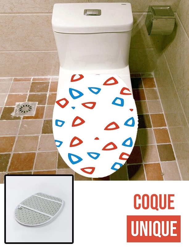 Housse de toilette - Décoration abattant wc Togepi pattern