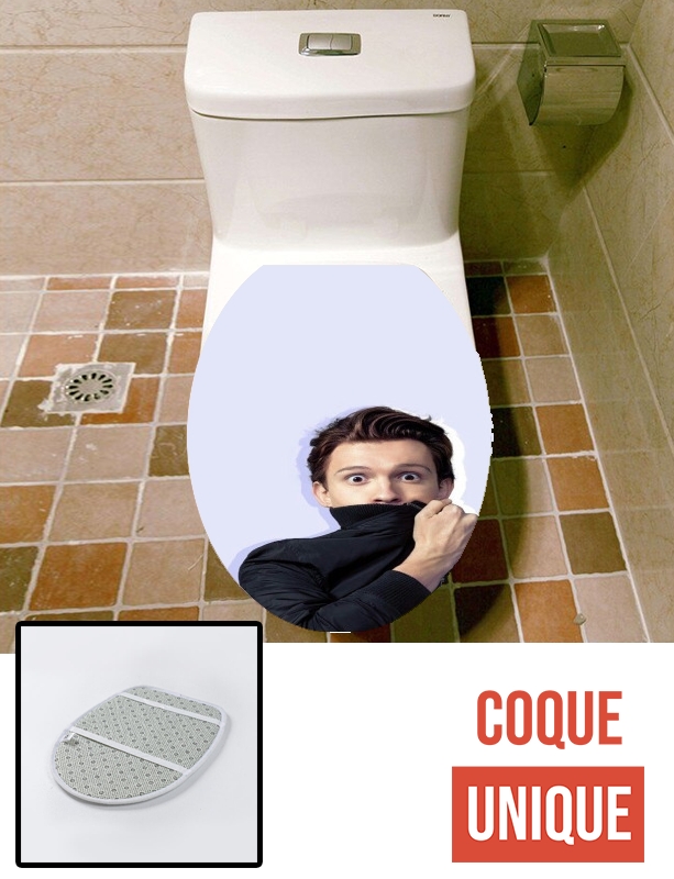Housse de toilette - Décoration abattant wc tom holland
