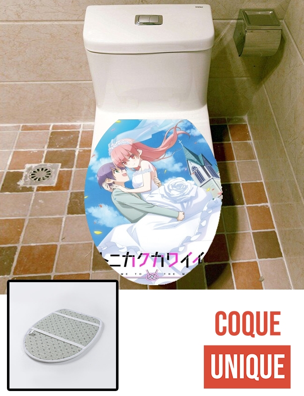 Housse de toilette - Décoration abattant wc tonikaku kawaii