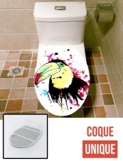 Housse de toilette - Décoration abattant wc Mister Toucan
