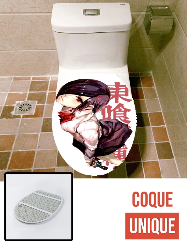 Housse de toilette - Décoration abattant wc Touka ghoul