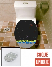 Housse de toilette - Décoration abattant wc Toy Story Alien Road To the moon