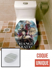 Housse de toilette - Décoration abattant wc Triangle Strategy