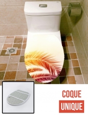 Housse de toilette - Décoration abattant wc TROPICAL DREAM - RED