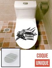 Housse de toilette - Décoration abattant wc Truck Racing