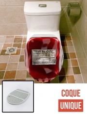 Housse de toilette - Décoration abattant wc Poche de sang