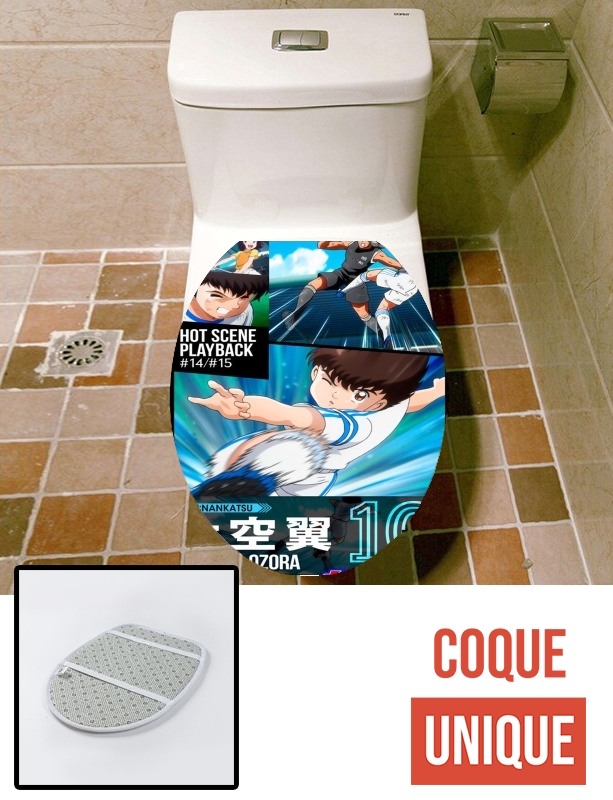 Housse de toilette - Décoration abattant wc Tsubasa Ozora Nankatsu
