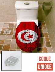 Housse de toilette - Décoration abattant wc Tunisia Fans