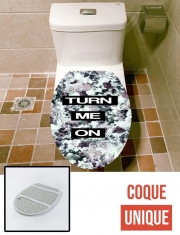 Housse de toilette - Décoration abattant wc Turn me on