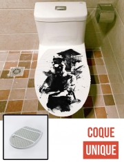 Housse de toilette - Décoration abattant wc Once I was a governor
