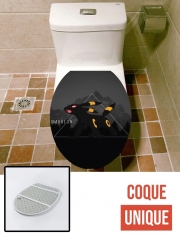Housse de toilette - Décoration abattant wc Umbreon Noctali