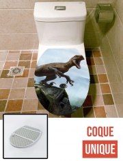 Housse de toilette - Décoration abattant wc Velociraptor