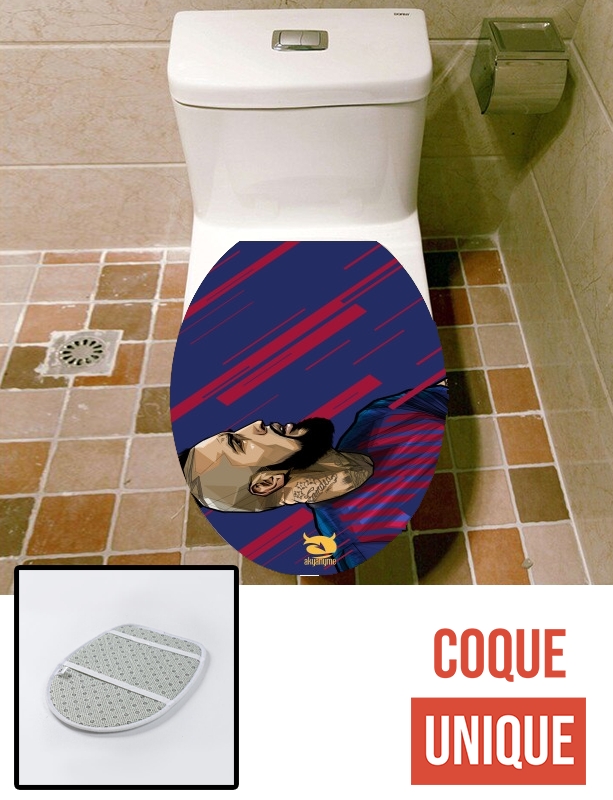 Housse de toilette - Décoration abattant wc Vidal Chilean Midfielder