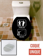 Housse de toilette - Décoration abattant wc Vie de pecheur