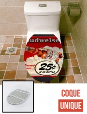 Housse de toilette - Décoration abattant wc Vintage Budweiser