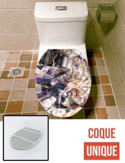Housse de toilette - Décoration abattant wc Violet Evergarden