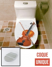 Housse de toilette - Décoration abattant wc Violin Virtuose