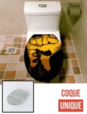 Housse de toilette - Décoration abattant wc Wanpanman aka one punch man