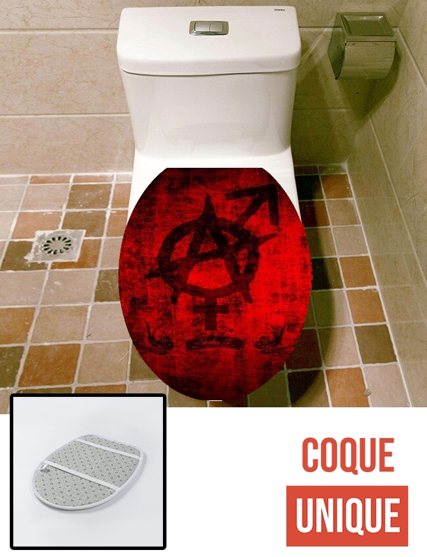Housse de toilette - Décoration abattant wc We are Anarchy