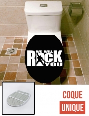 Housse de toilette - Décoration abattant wc We will rock you